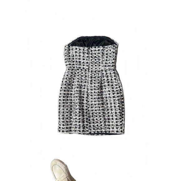 Amanda Uprichard Strapless Tweed Mini Dress XS - Picture 2 of 4